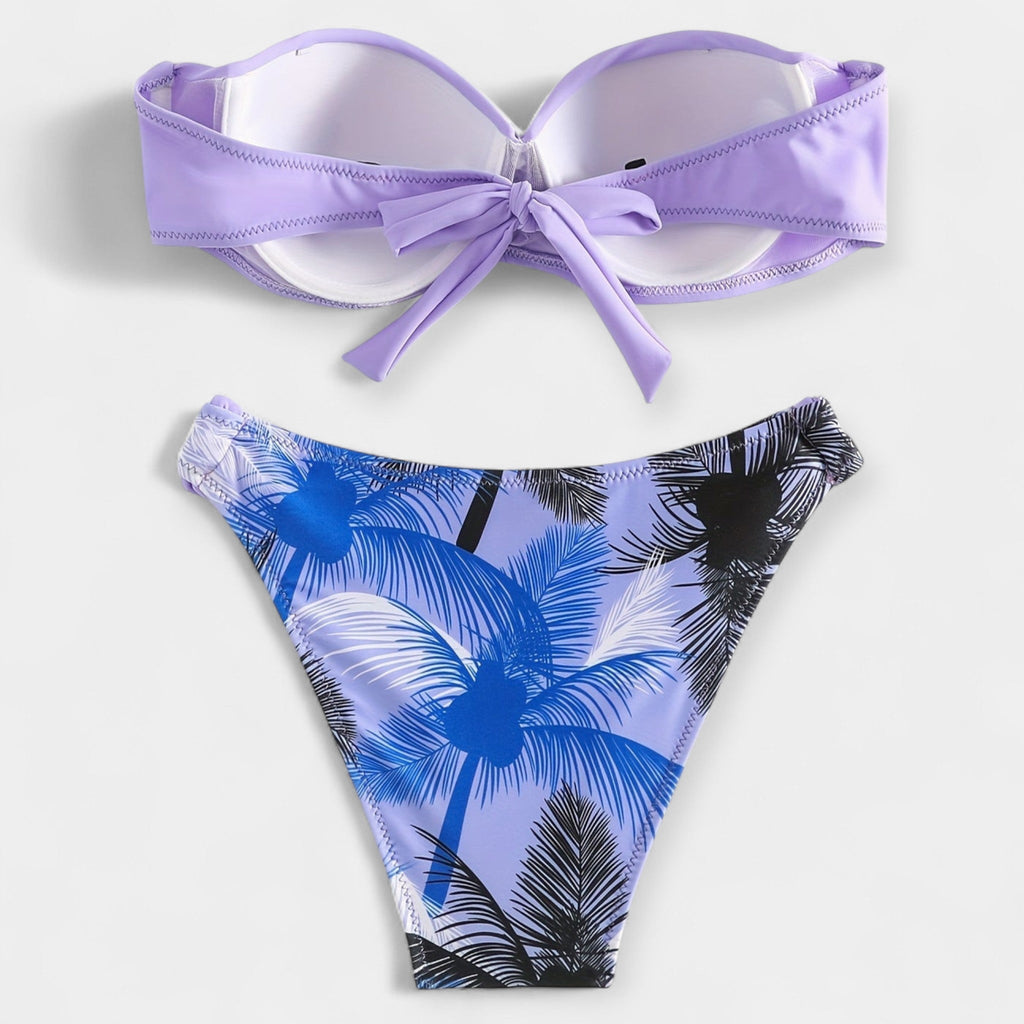Bikini sexy cu spate deschis și stil
