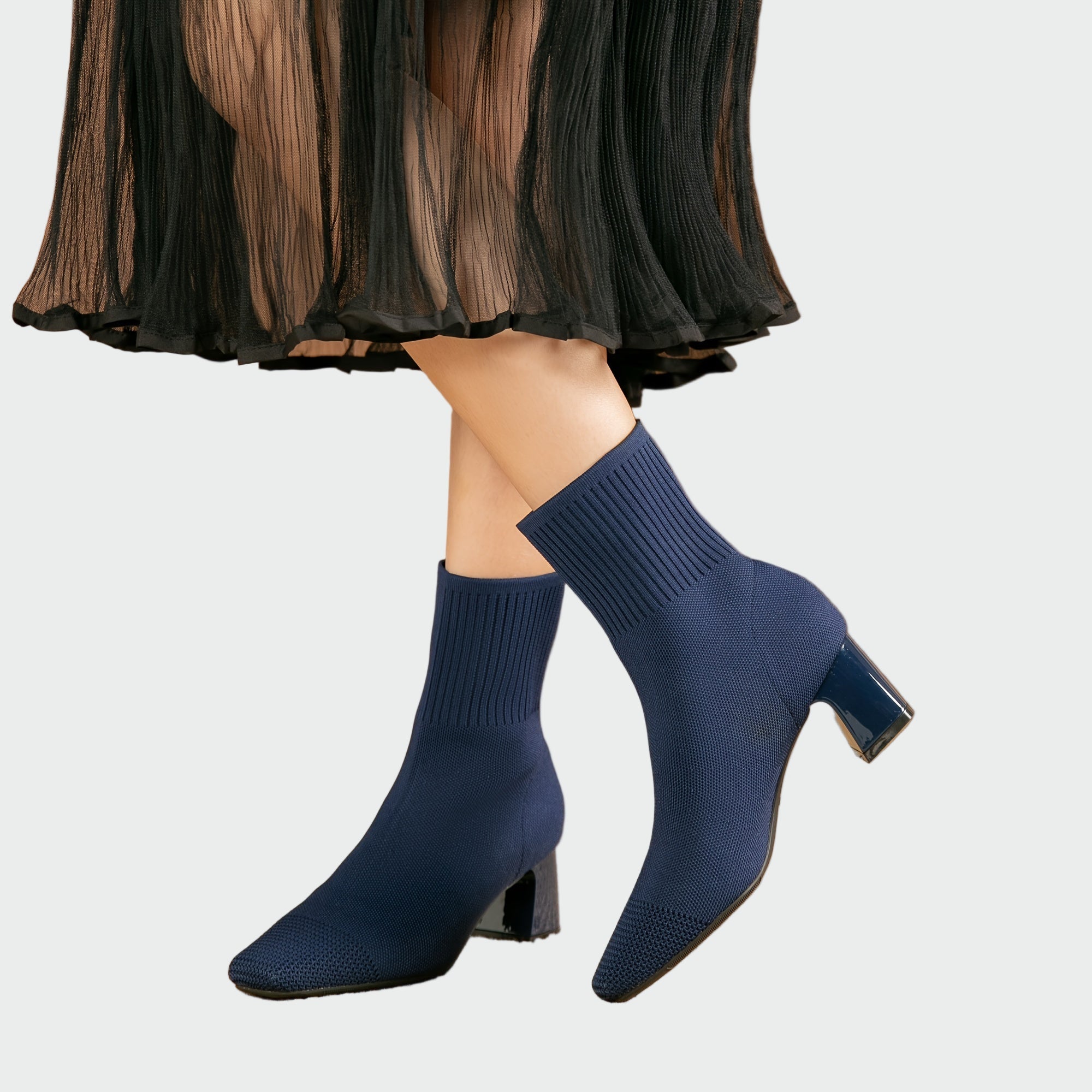 Alejandra | Ghete ortopedice tricotate în bej pal