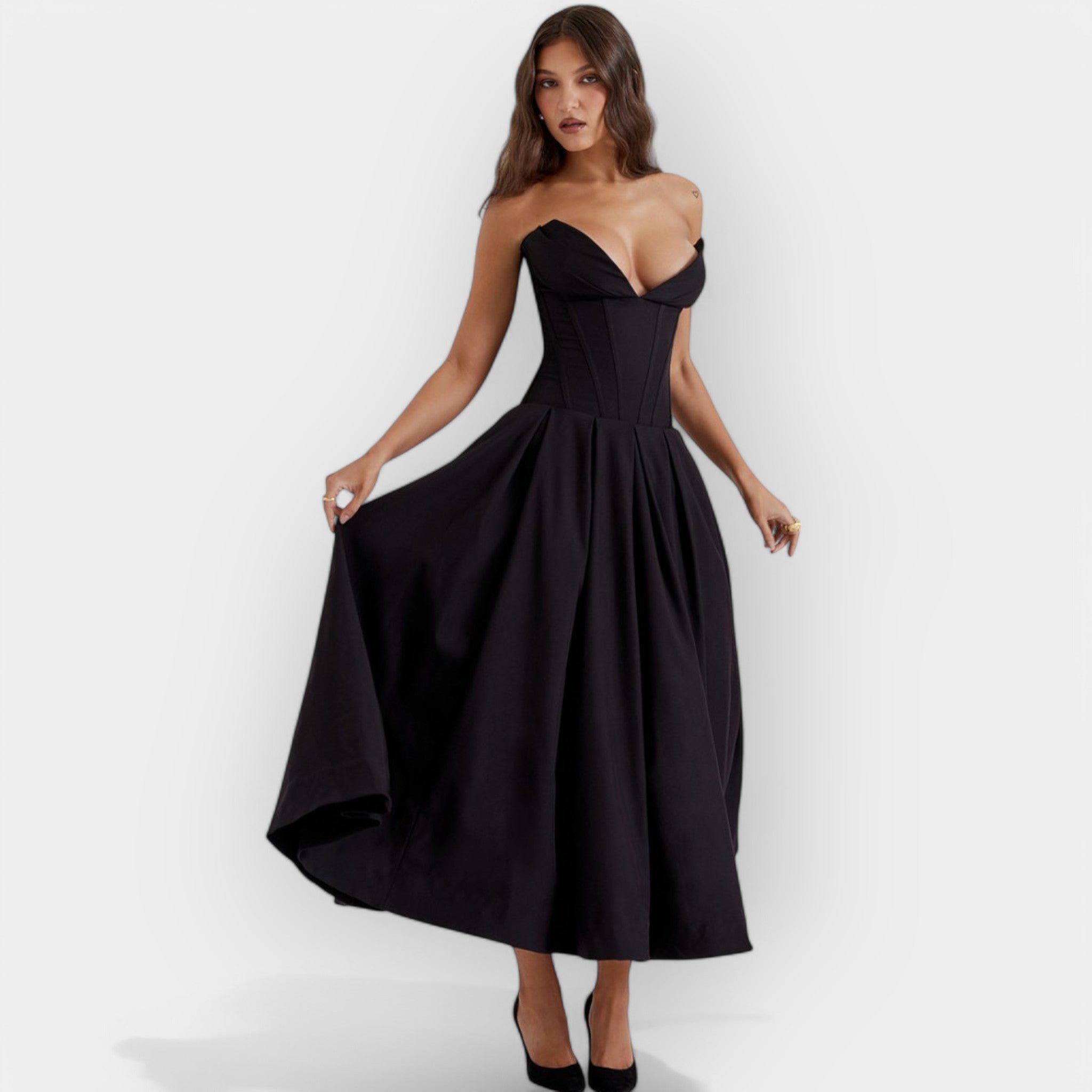 Rochie lungă de prințesă