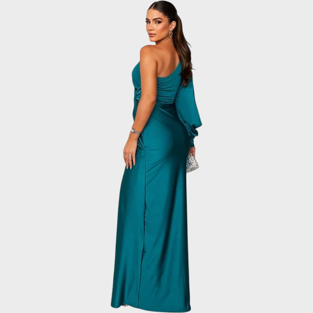 Rasa – Rochie lungă elegantă cu un umăr