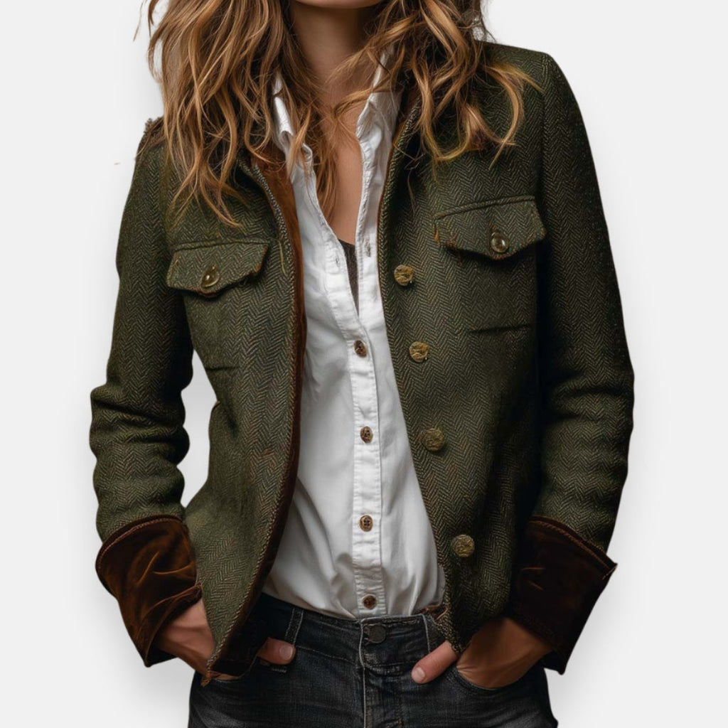 Matilde™ | Sacou clasic din tweed 