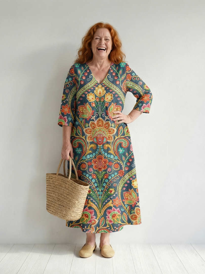 Lara | Rochie Midi Grădină Easy Shape