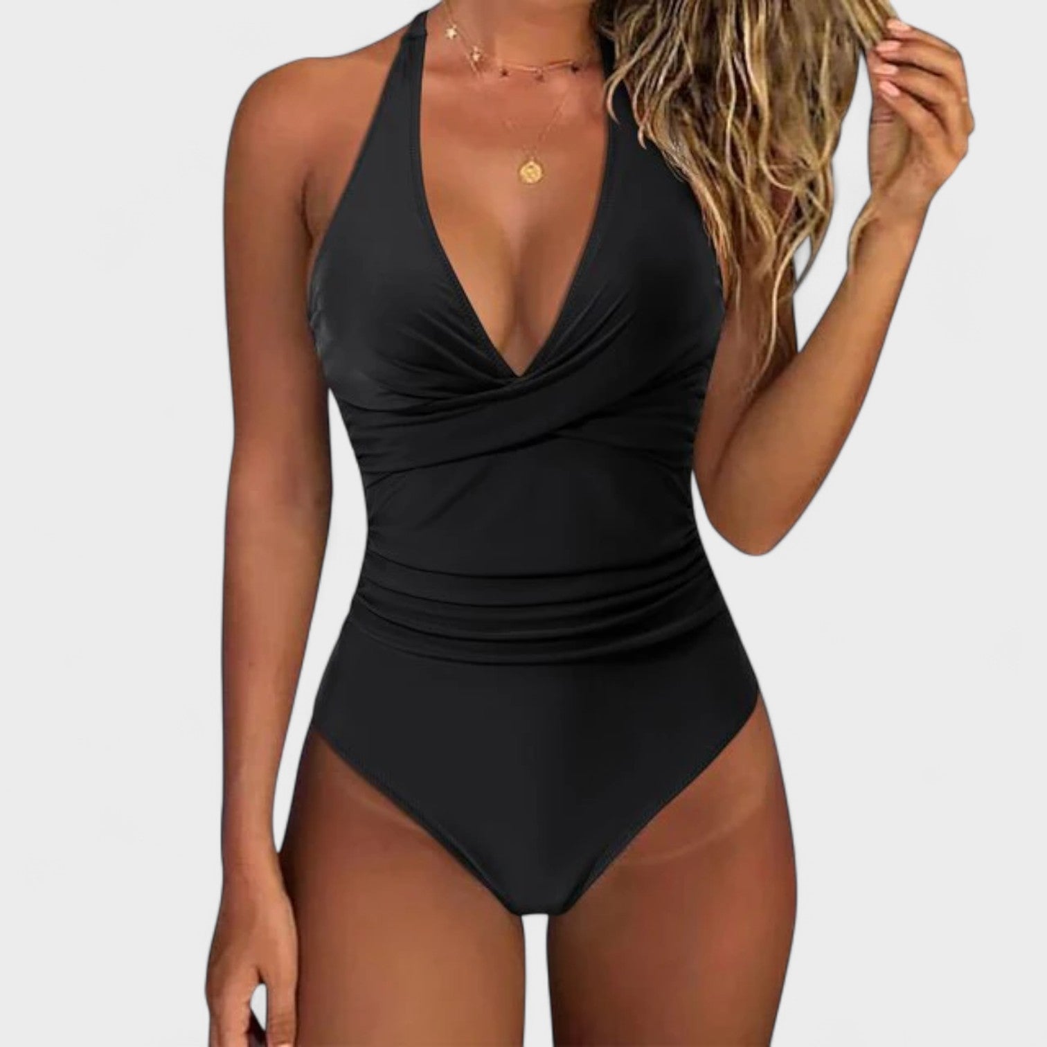 Ernesta – Costum de baie cu talie înaltă