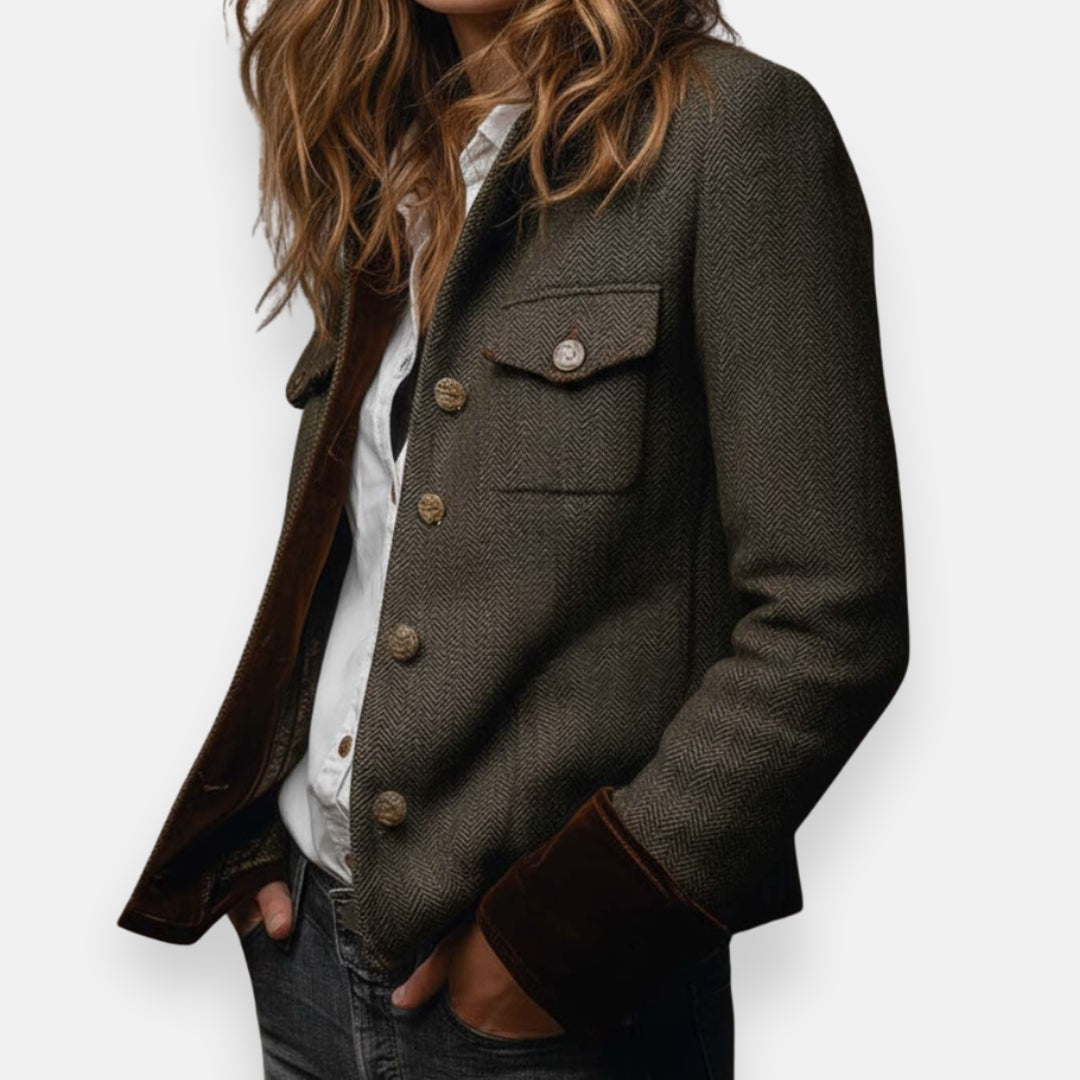 Matilde™ | Sacou clasic din tweed 