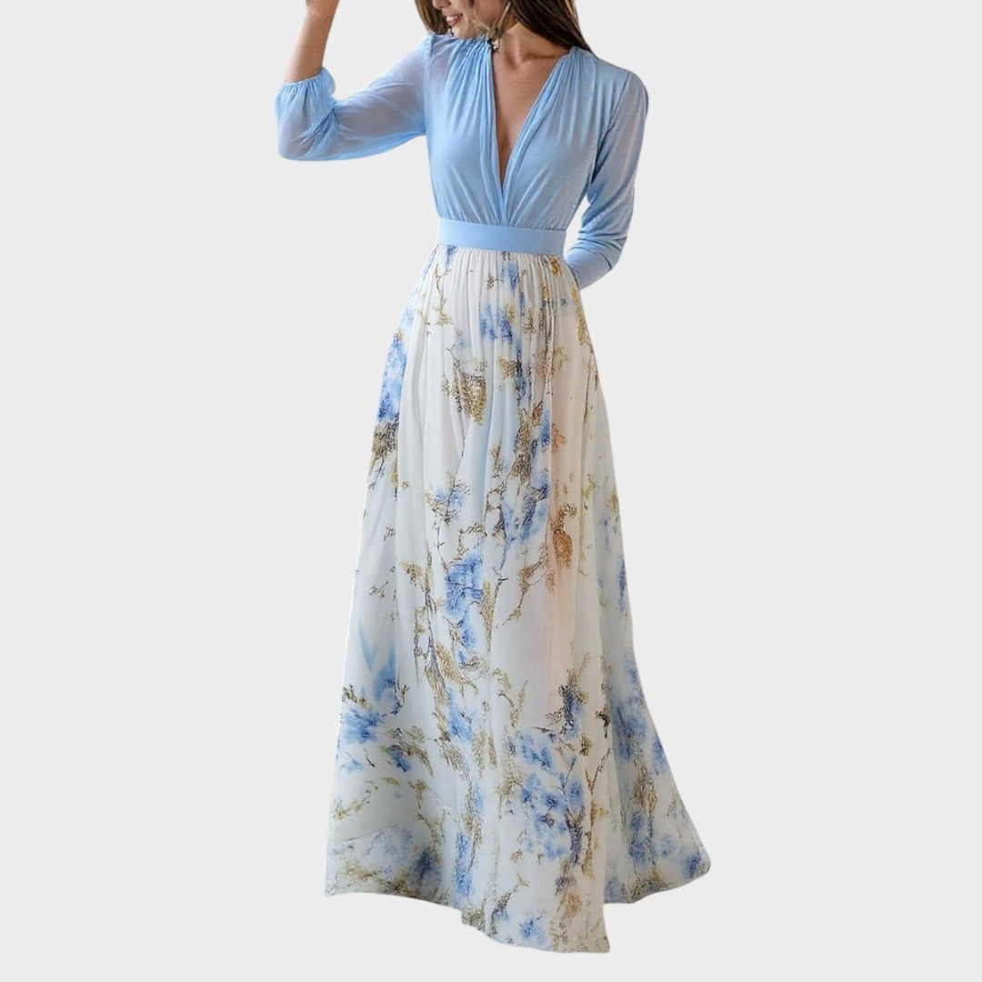 Helena™ | Maxivestido cu deslumbrante estampado floral