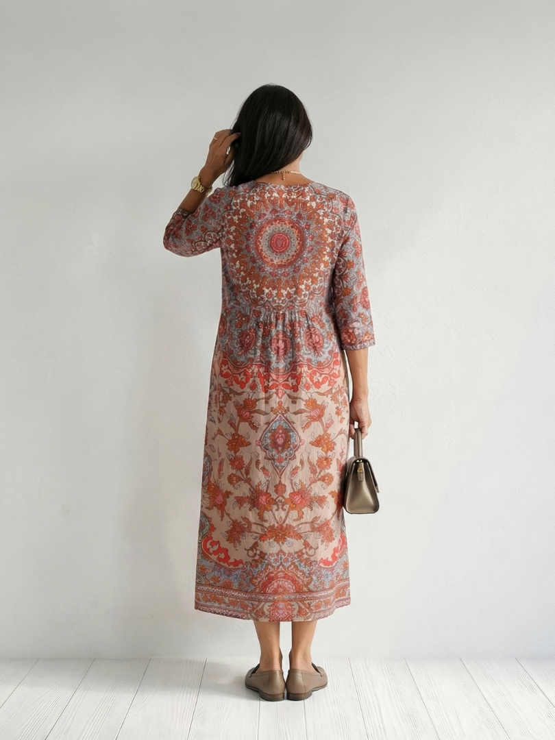 Logan | Rochie Midi cu Croi Echilibrat