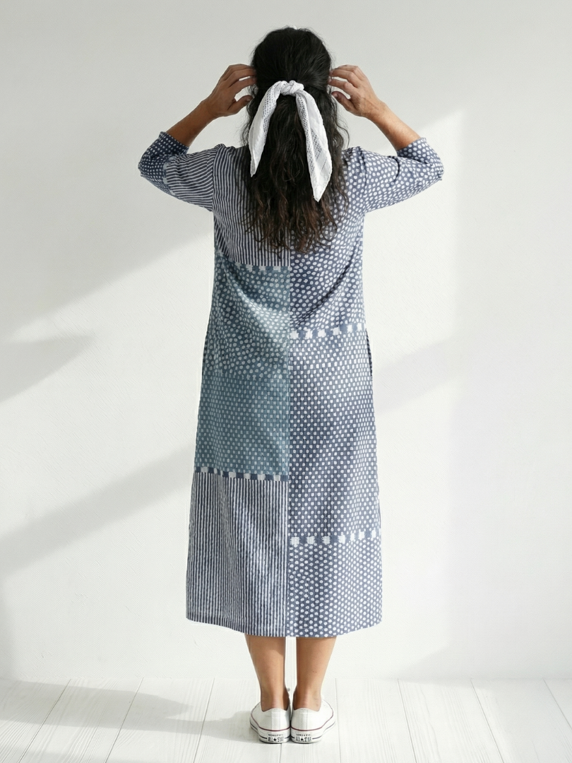 Nolan | Rochie Midi Patchwork