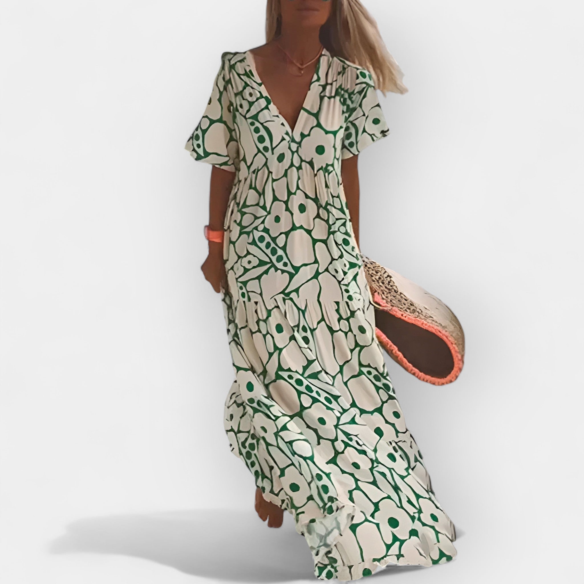 Light Summer Dress with Pattern
