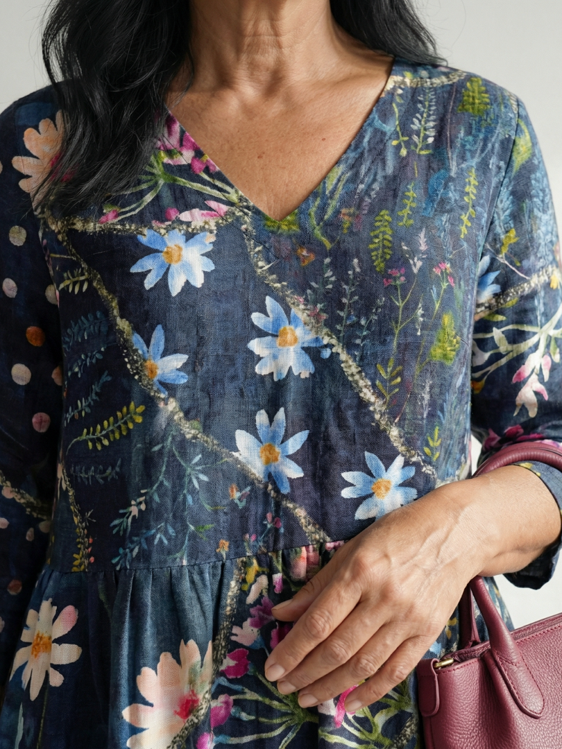 Zane | Rochie Midi Florală Easy Gather