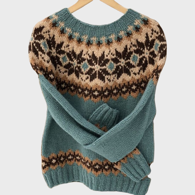 Pulover în stil vintage