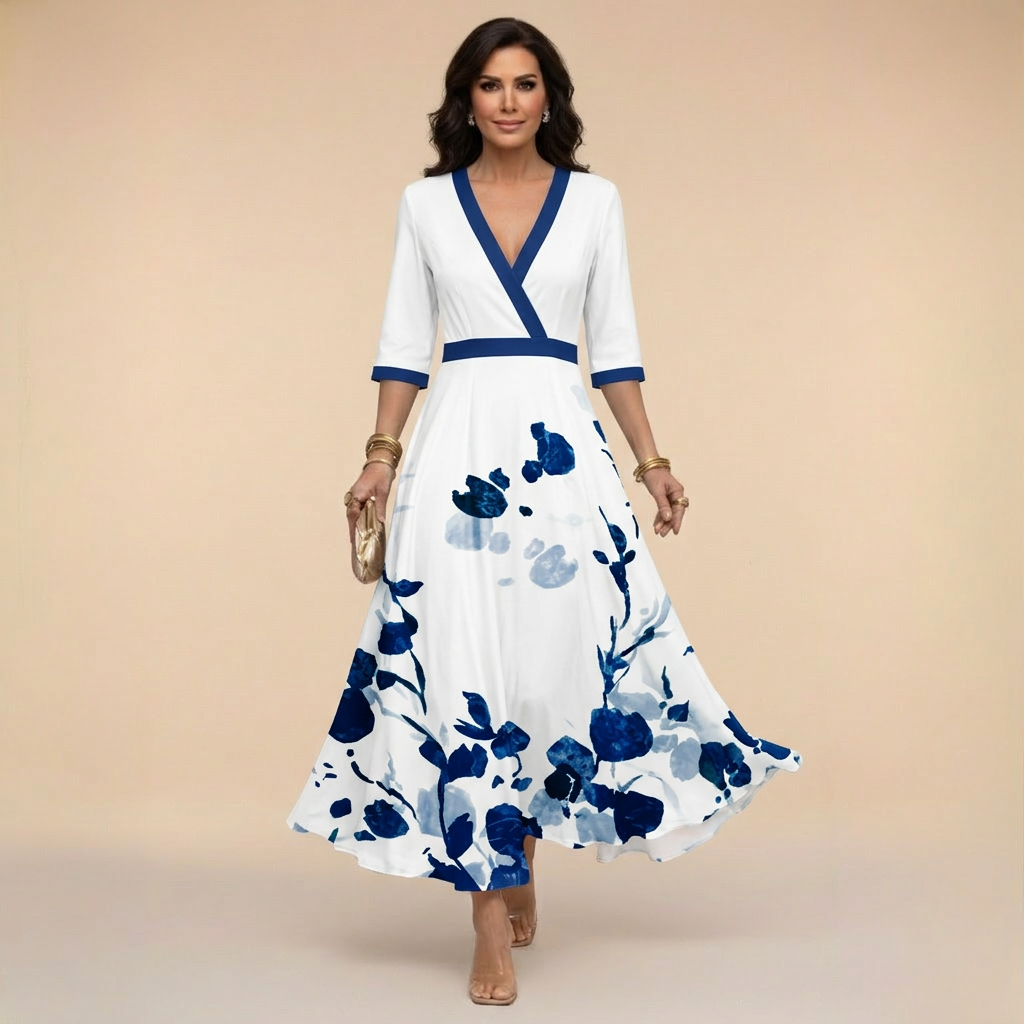 Aimee - Rochie lungă elegantă