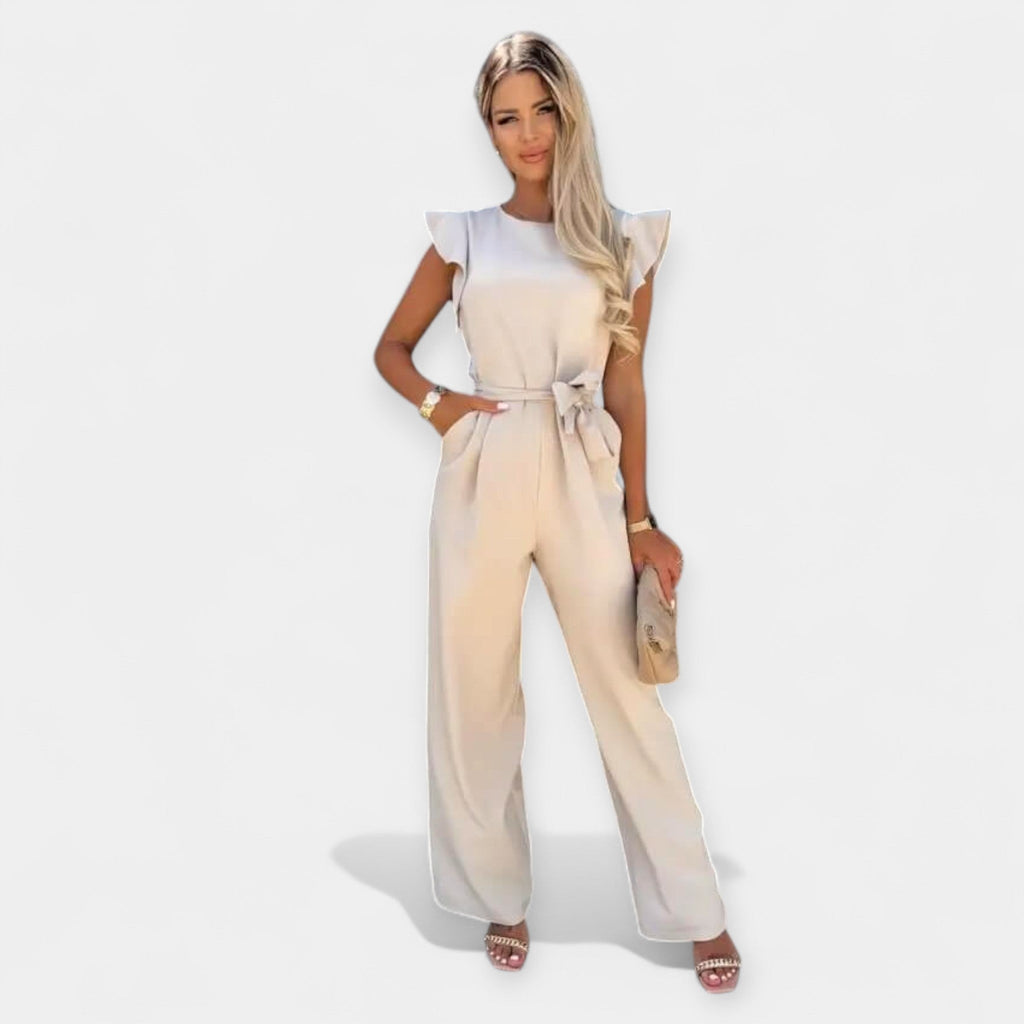Overall costume with butterfly-shaped sleeves