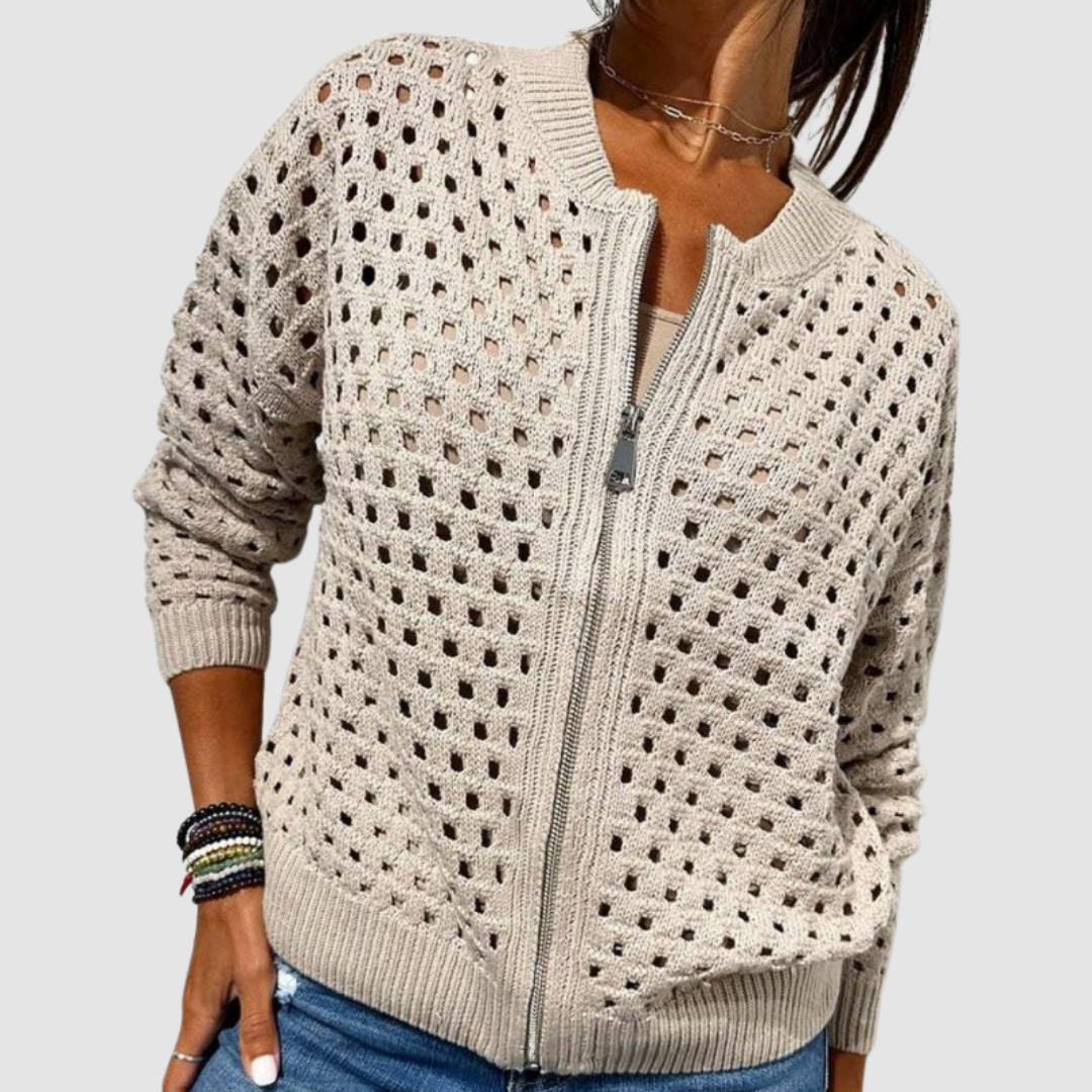 Gintarė - Cardigan tricotat premium