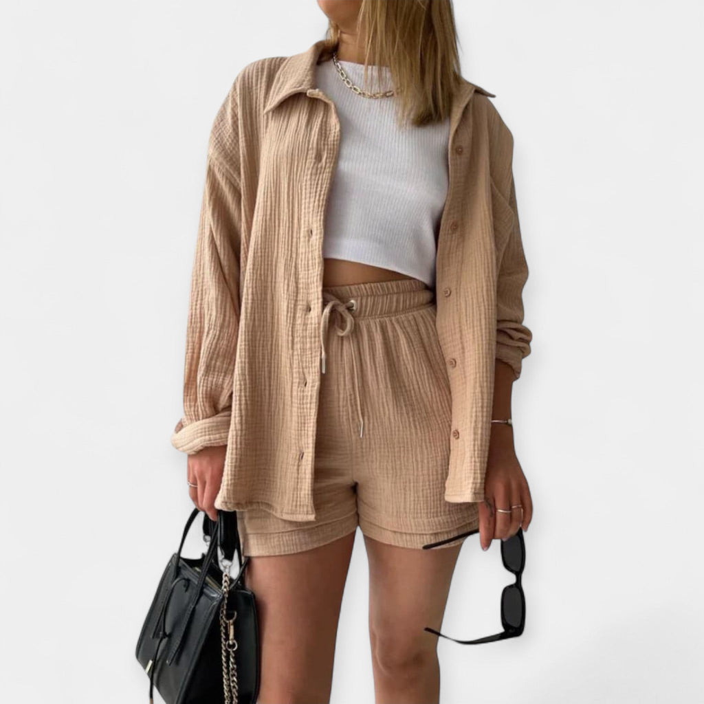 Set de vară din două piese Topaz și pantaloni scurți