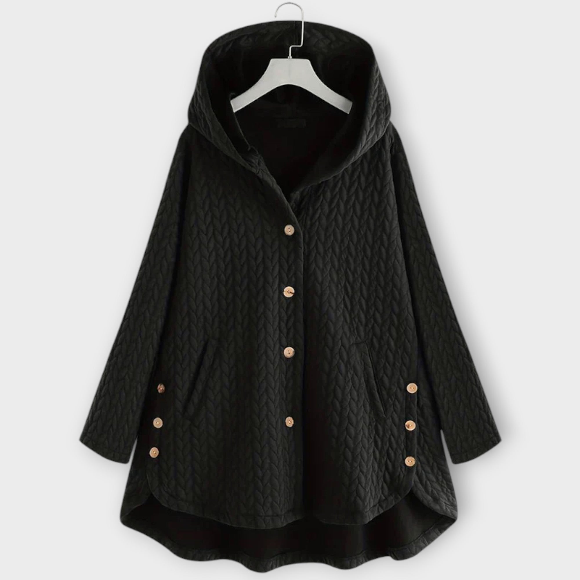 Leslie - Warm Jacket with Buttons