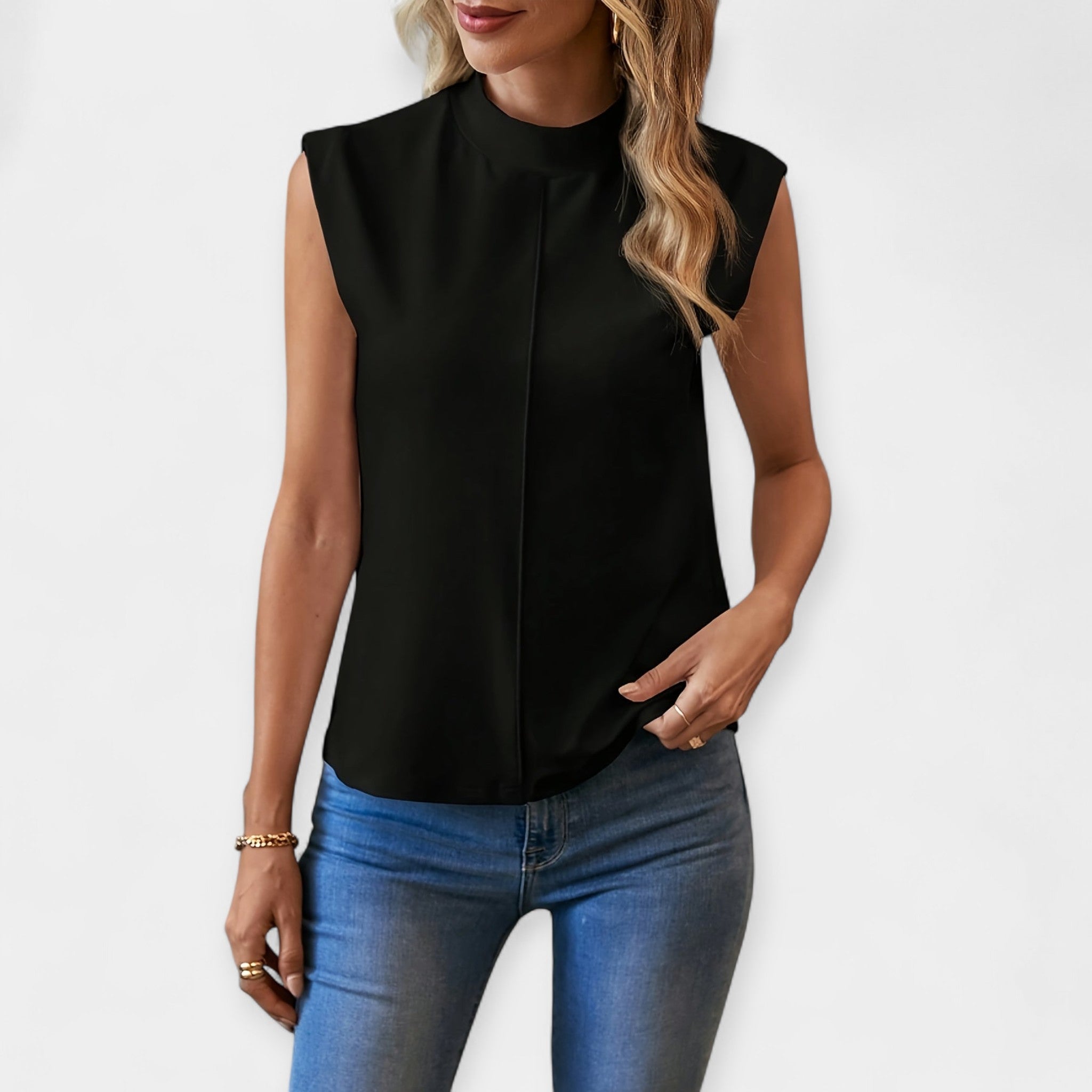 Top elegant fără mâneci