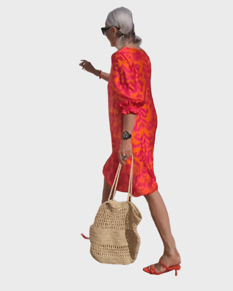 Rochie midi cu flori