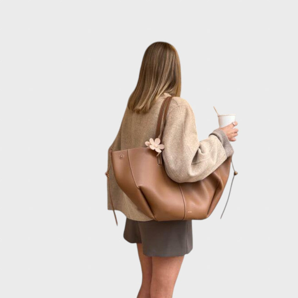 Fericire | Geantă tote din piele pentru femei