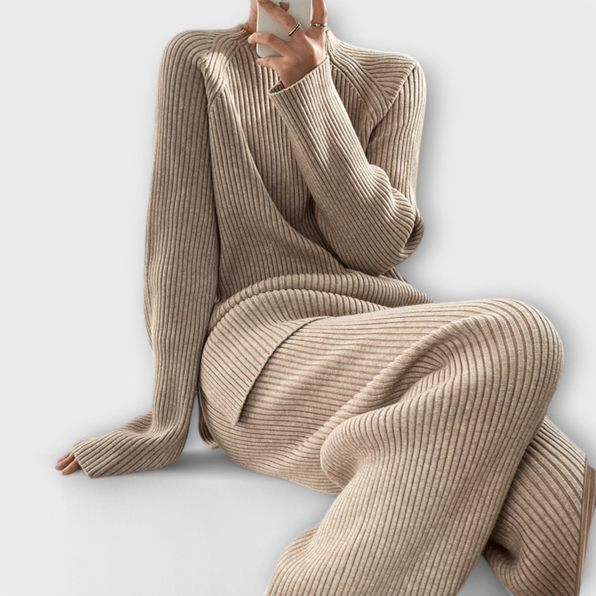Eglė - 2-Piece Canelado Cosy Set