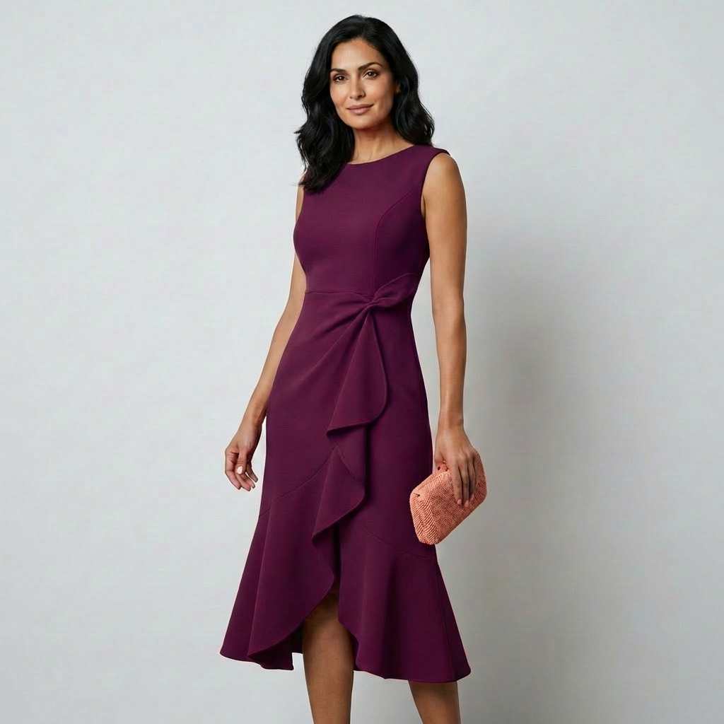 Darlene | Rochie Midi Sofisticată