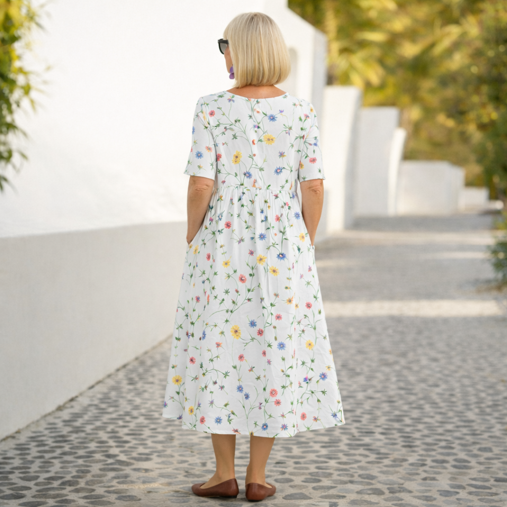 Robin | Rochie midi florală