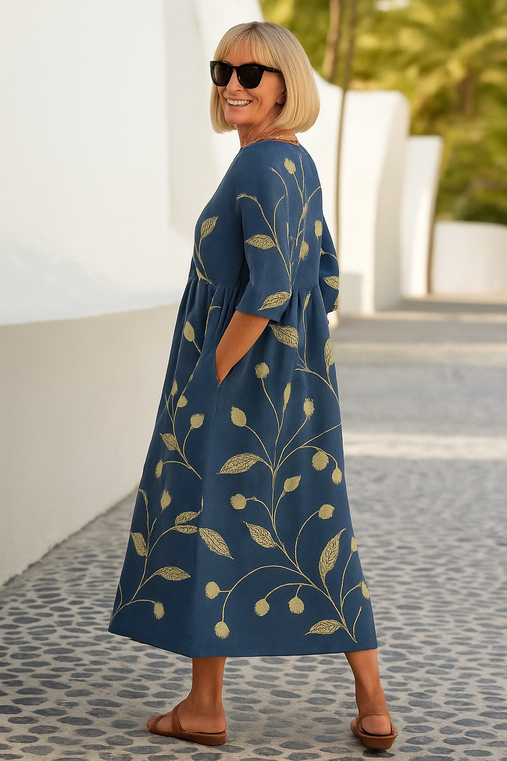 Lily | Midi Dress - Carefree Comfort