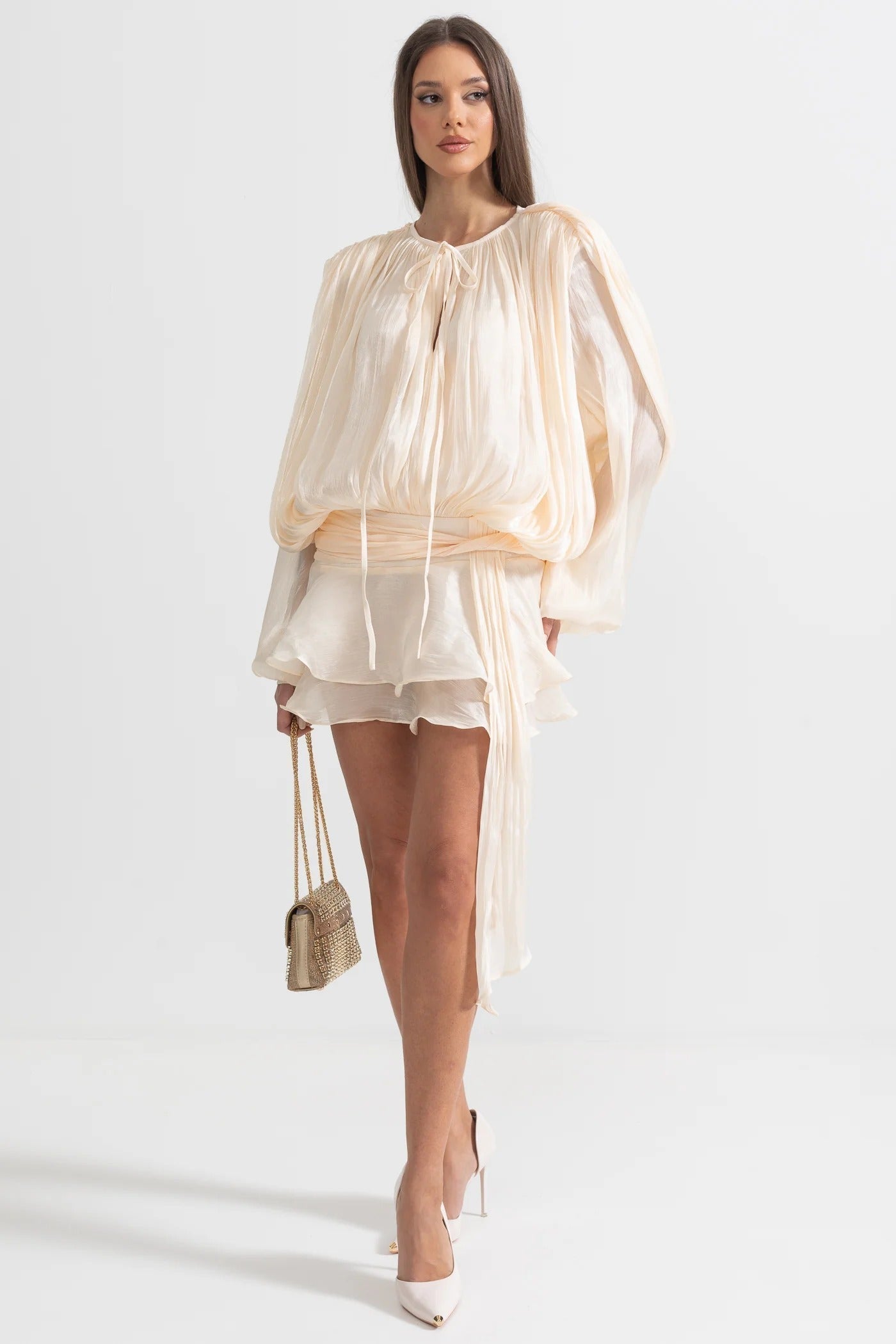 Liana | Elegant Boho Short Dress