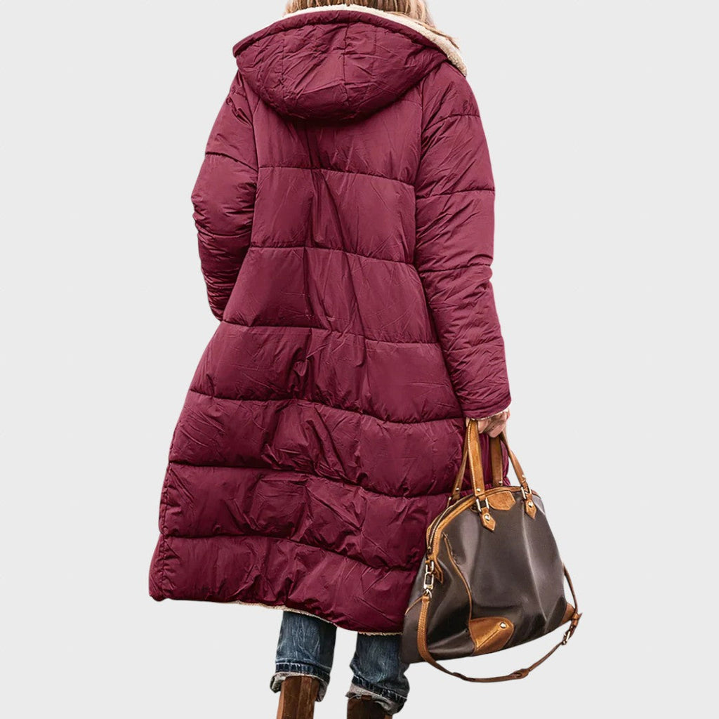 Iarnă | Parka elegantă și călduroasă, reversibilă, pentru femei