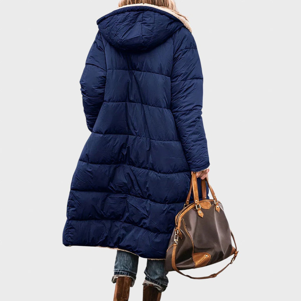 Iarnă | Parka elegantă și călduroasă, reversibilă, pentru femei