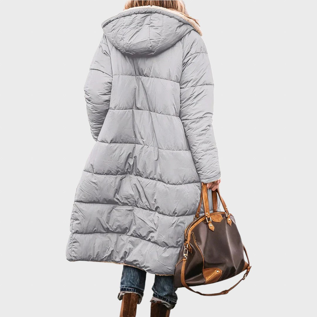 Iarnă | Parka elegantă și călduroasă, reversibilă, pentru femei
