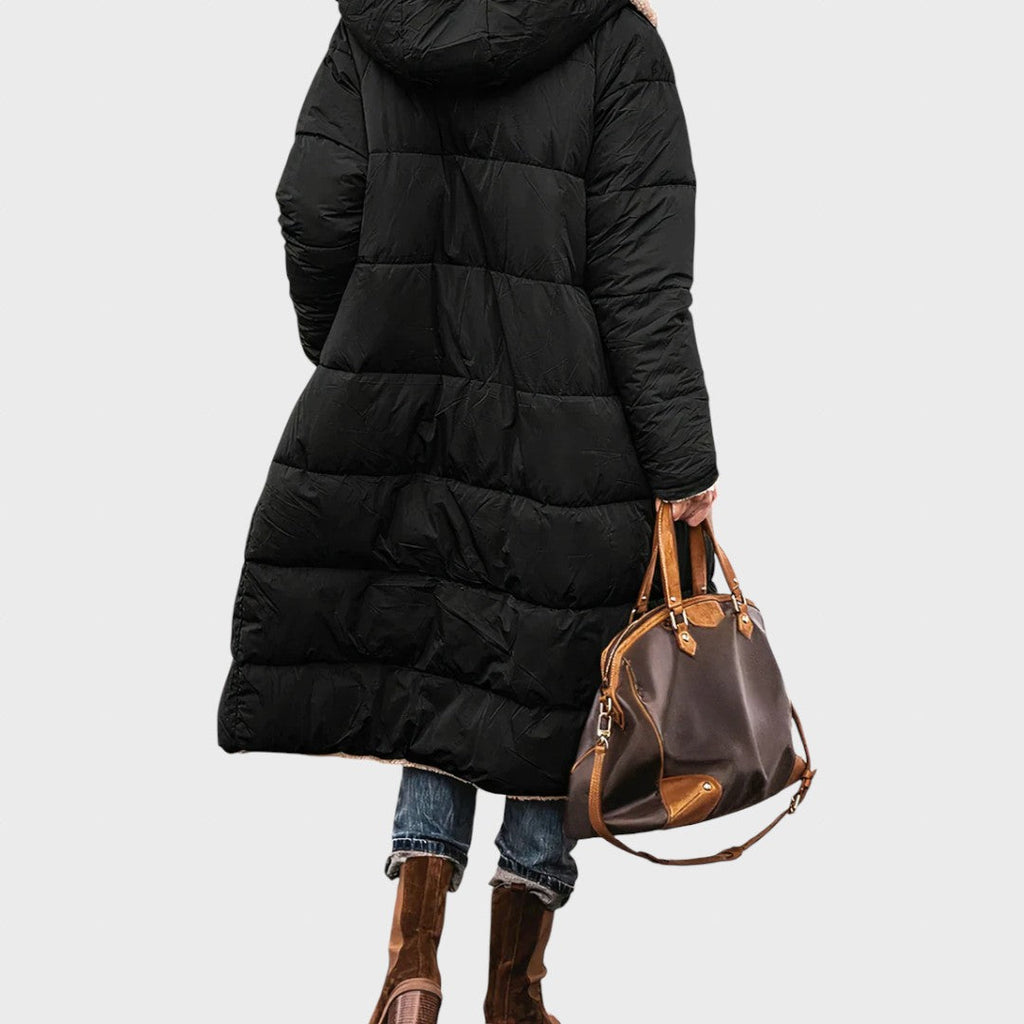 Iarnă | Parka elegantă și călduroasă, reversibilă, pentru femei