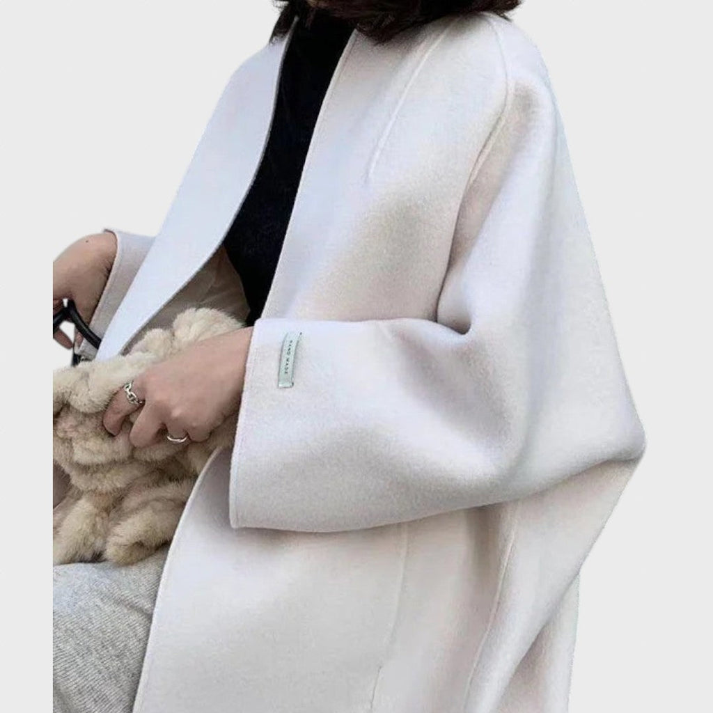 Lukrecija | Palton lung elegant din lână