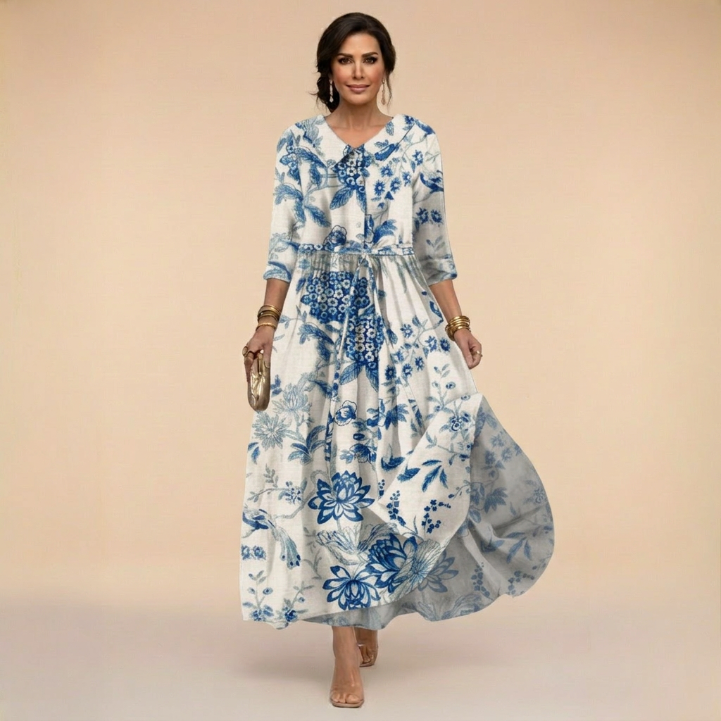 Rochie florală din porțelan