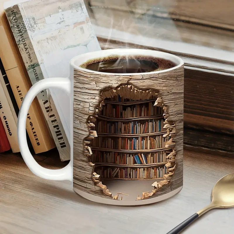 Cana de Bibliotecă Fermecătoare Activată de Căldură
