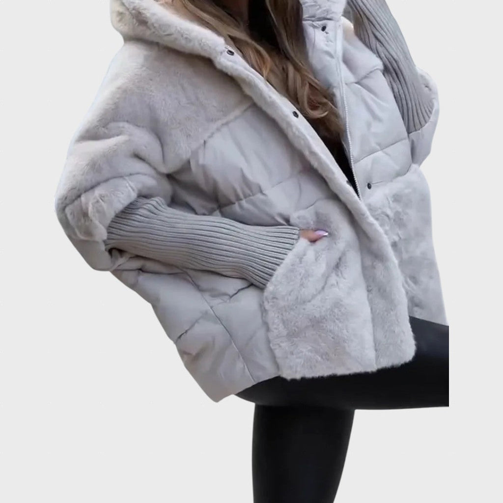 Vygailė | Women's Bomber Style Jacket with Hood