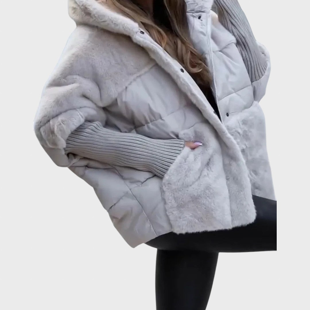 Vygailė | Women's Bomber Style Jacket with Hood