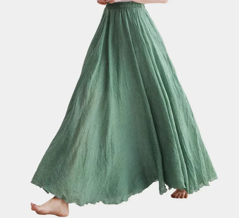Fustă elegantă cu talie înaltă