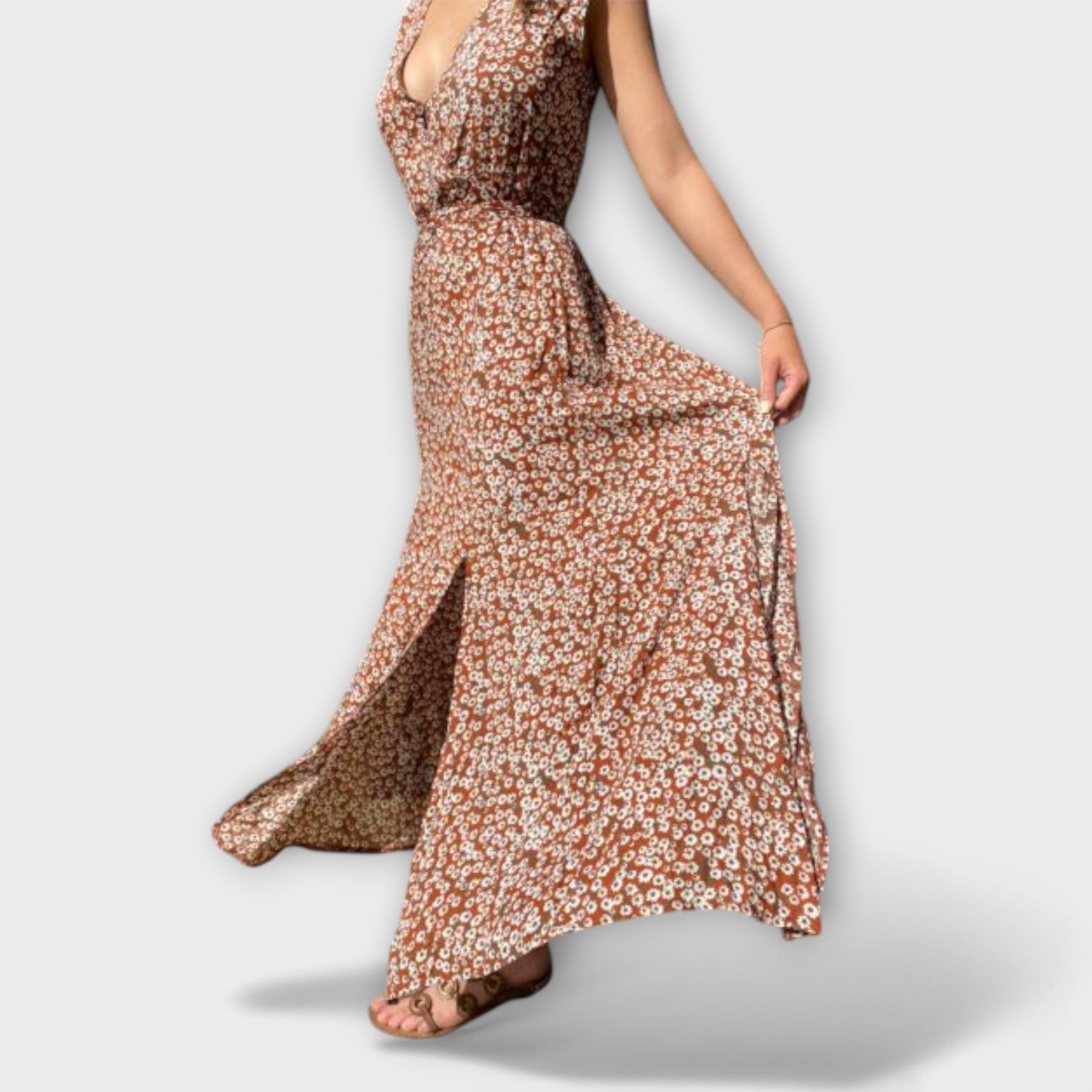 Mafalda - Rochie maxi boho visătoare