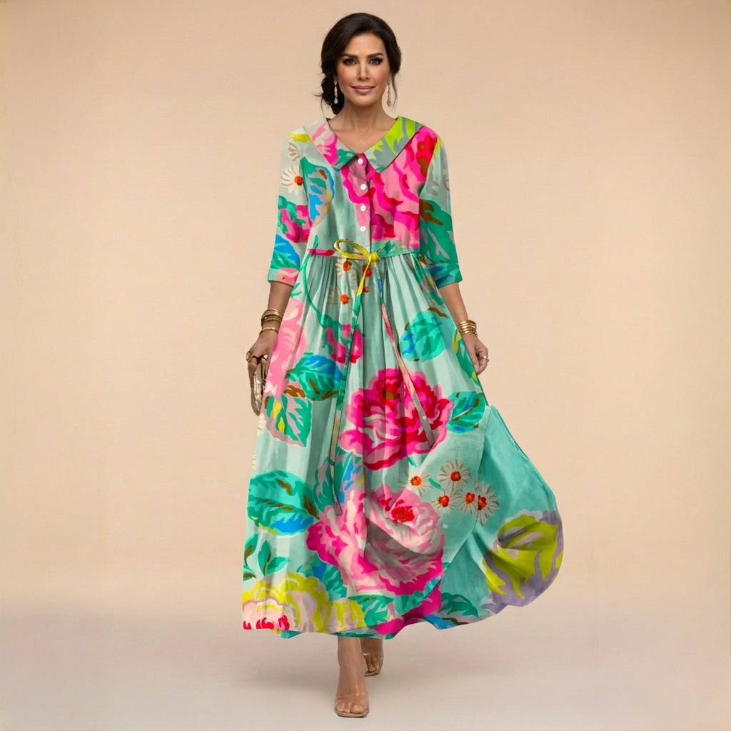 Bohemian Floral Dress