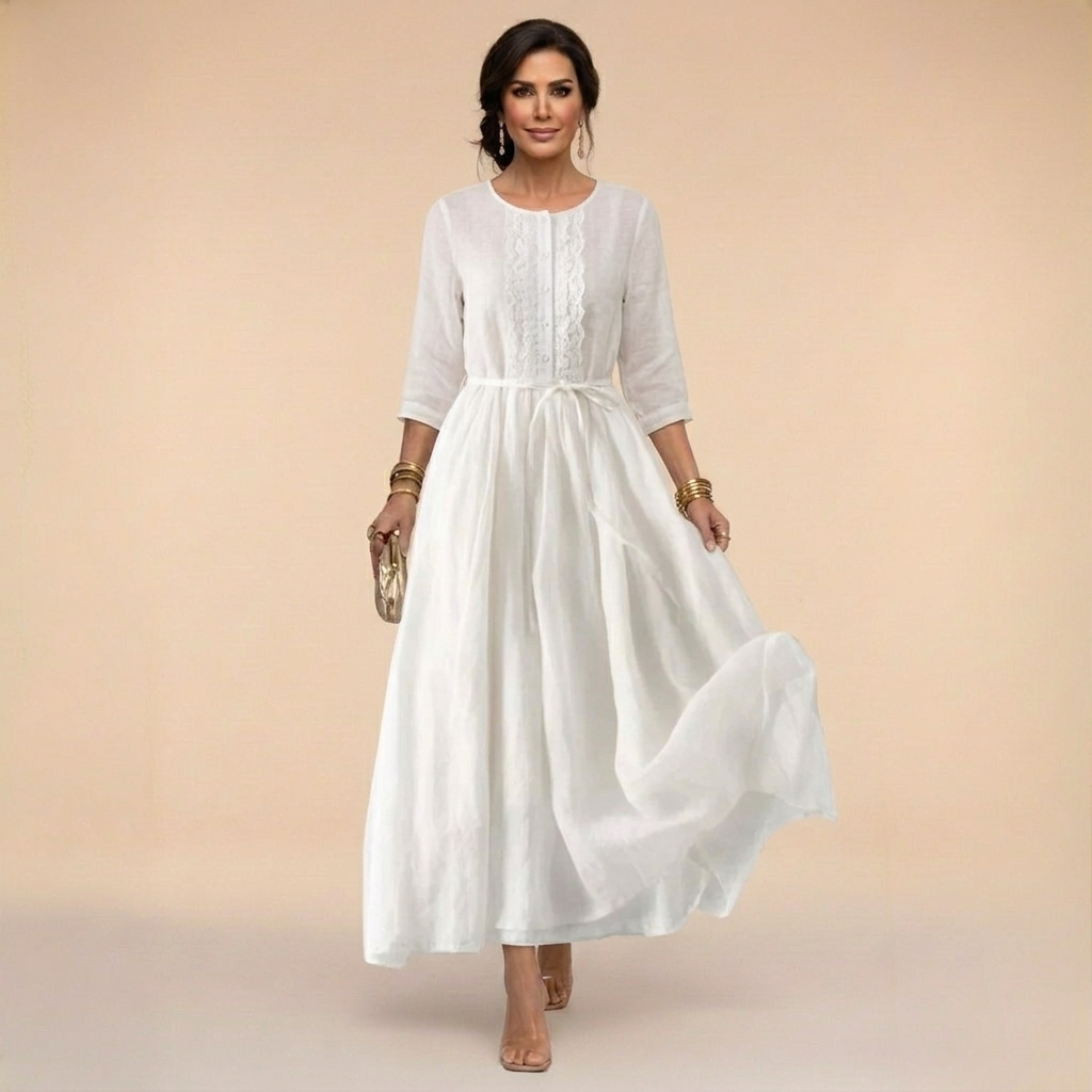 Rochie lungă minimalistă