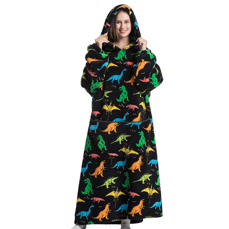 HugWear™ | Dino World Oversized Hoodie Blanket