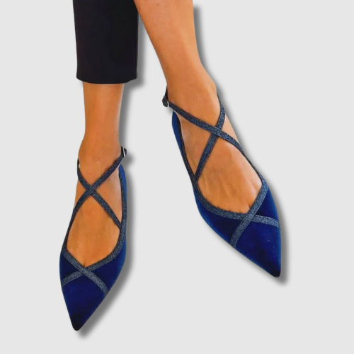 Noëlle™ | Mocasini Chic Bleumarin