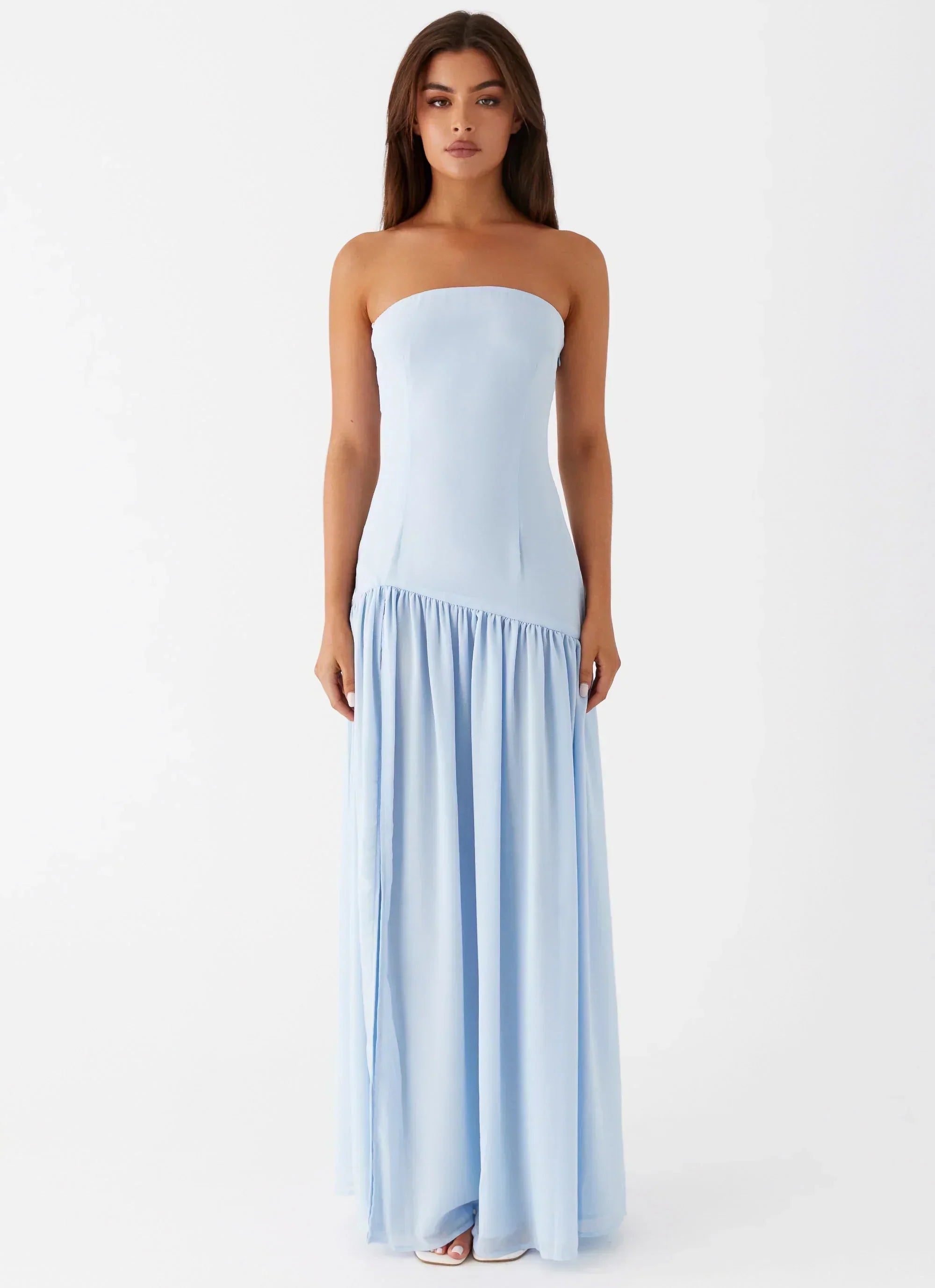 Endina | Rochie maxi fără bretele