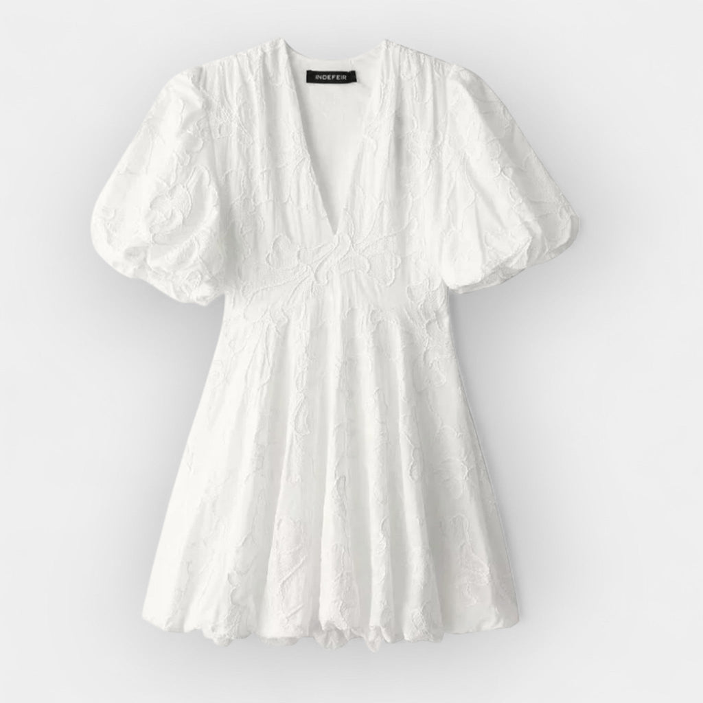 Rochie albă deschisă