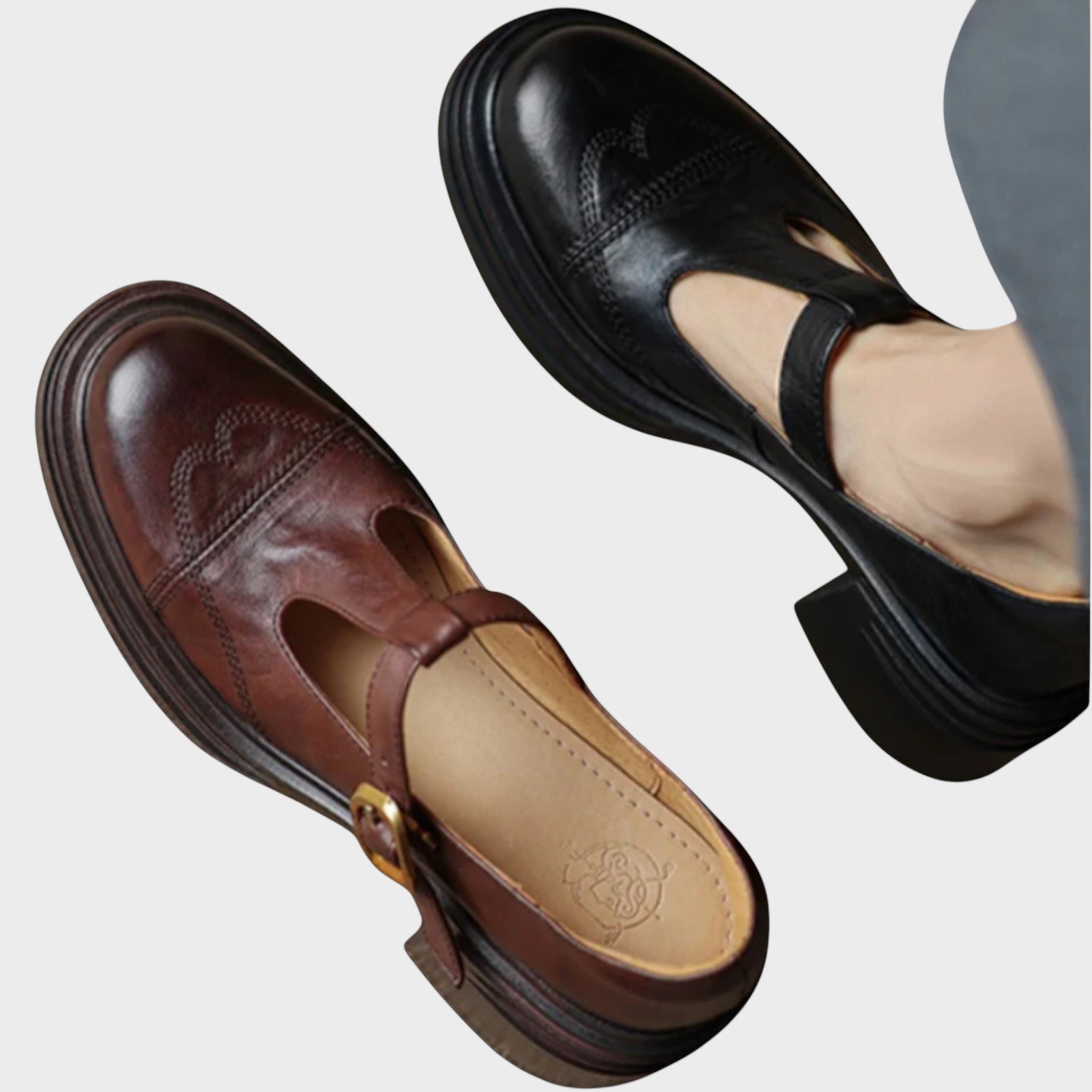 Vera - Mocasini eleganți cu imprimeu