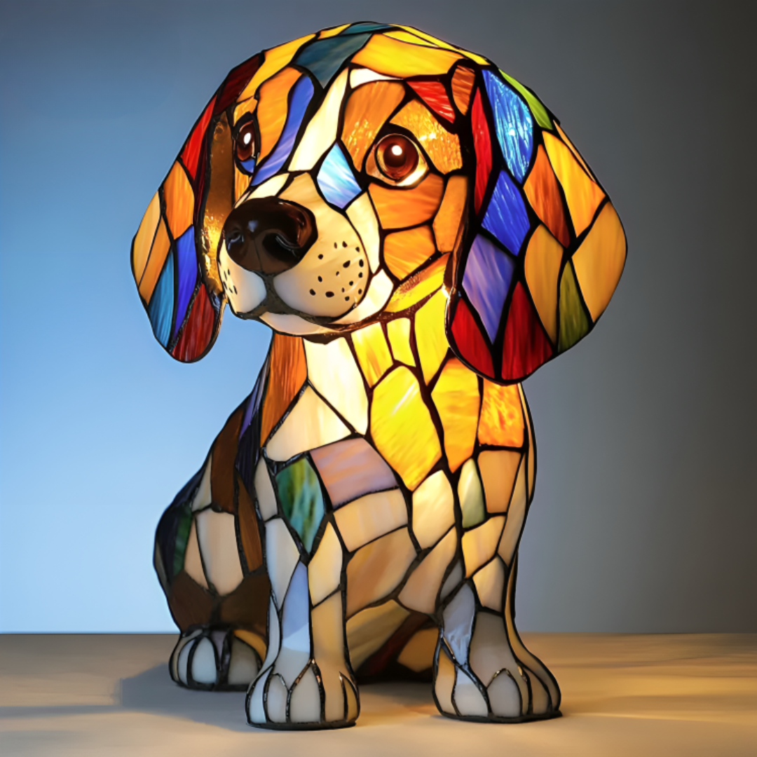 Beagleul Șezând