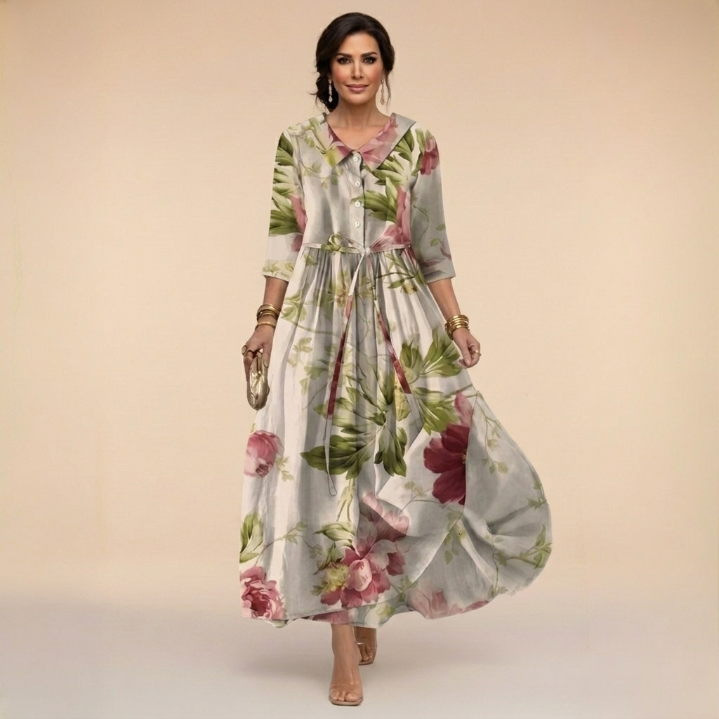Rochie lungă botanică