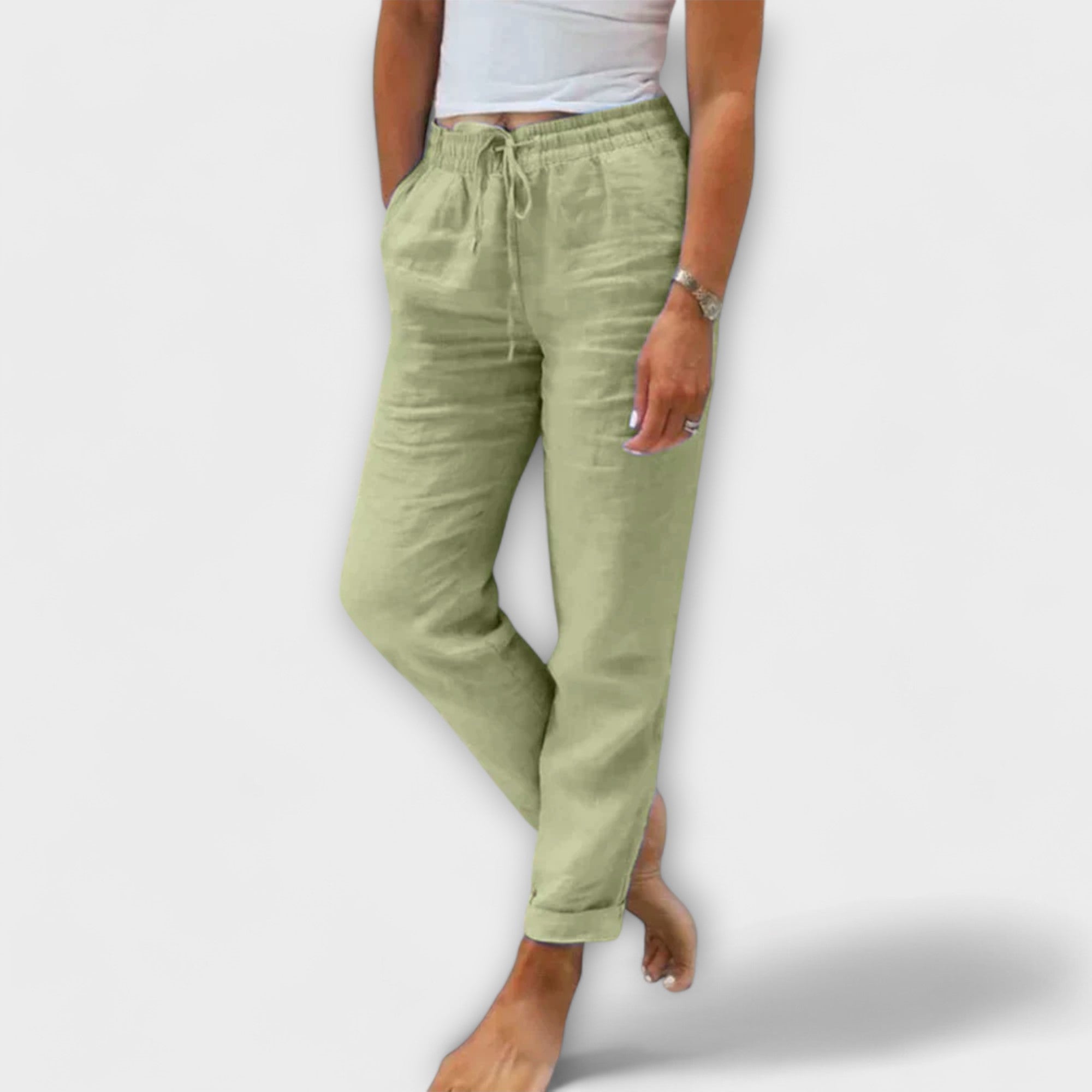 Ava™ - Pantaloni ușori de in