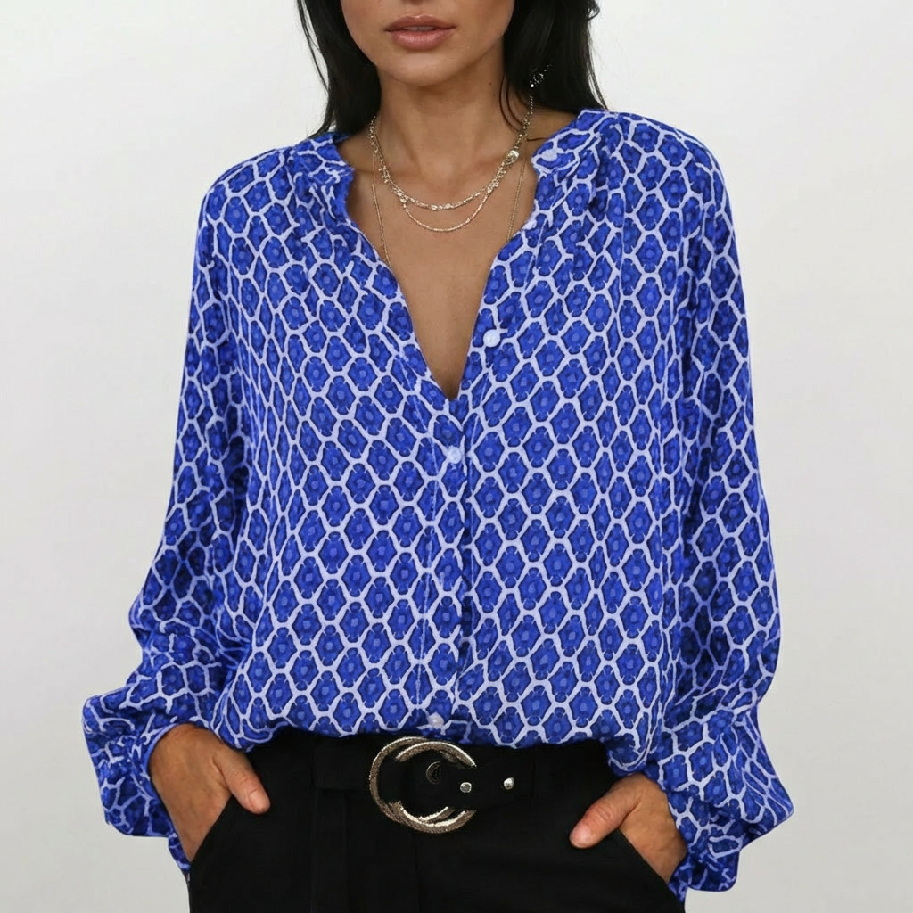 Pernille | Tricou cu decolteu în V