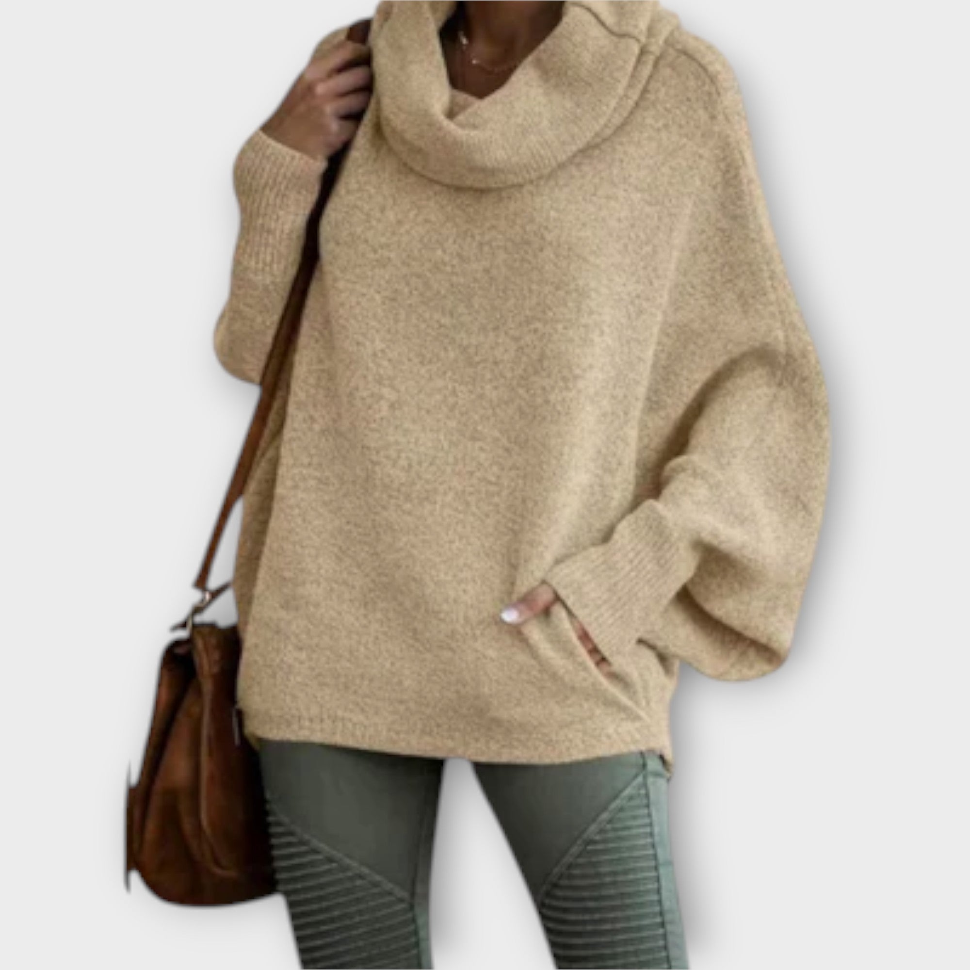 Ulrike - Elegant Women's Sweater with High Neck